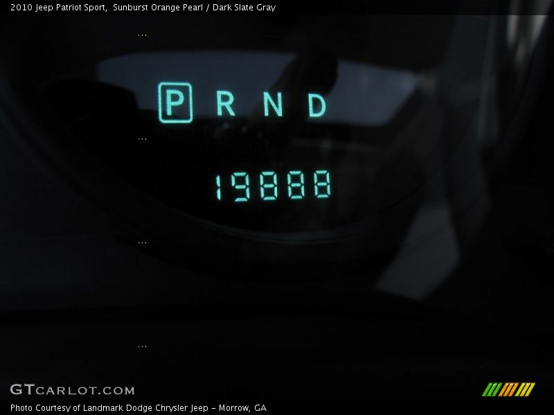 Sunburst Orange Pearl / Dark Slate Gray 2010 Jeep Patriot Sport