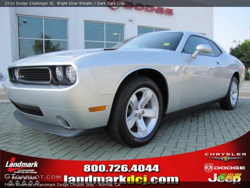 Bright Silver Metallic / Dark Slate Gray 2010 Dodge Challenger SE