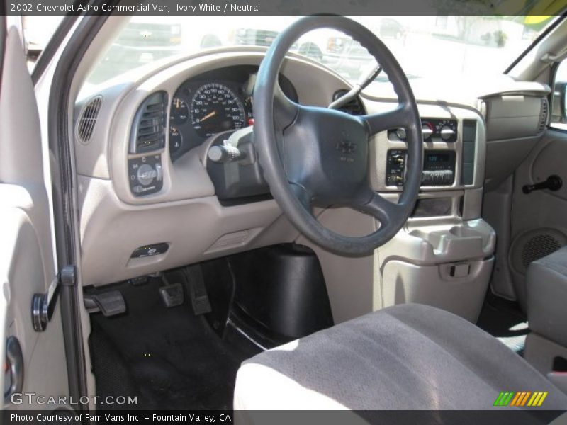 Ivory White / Neutral 2002 Chevrolet Astro Commercial Van