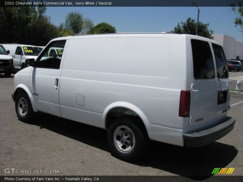 Ivory White / Neutral 2002 Chevrolet Astro Commercial Van