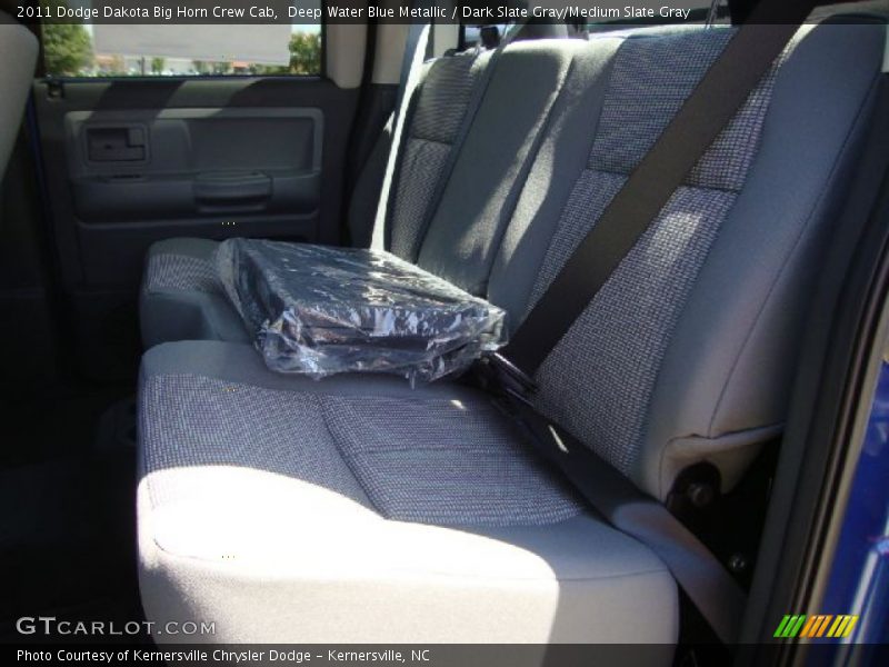 Deep Water Blue Metallic / Dark Slate Gray/Medium Slate Gray 2011 Dodge Dakota Big Horn Crew Cab
