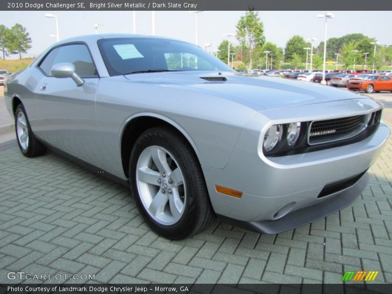 Bright Silver Metallic / Dark Slate Gray 2010 Dodge Challenger SE