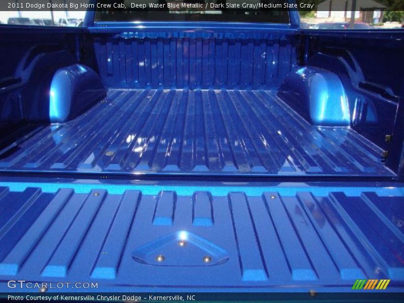 Deep Water Blue Metallic / Dark Slate Gray/Medium Slate Gray 2011 Dodge Dakota Big Horn Crew Cab