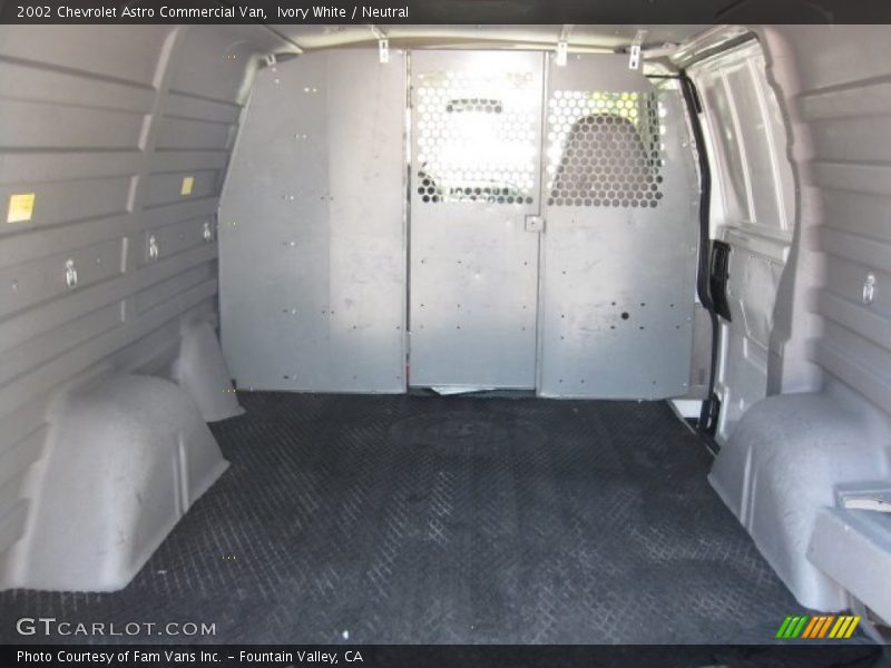 Ivory White / Neutral 2002 Chevrolet Astro Commercial Van