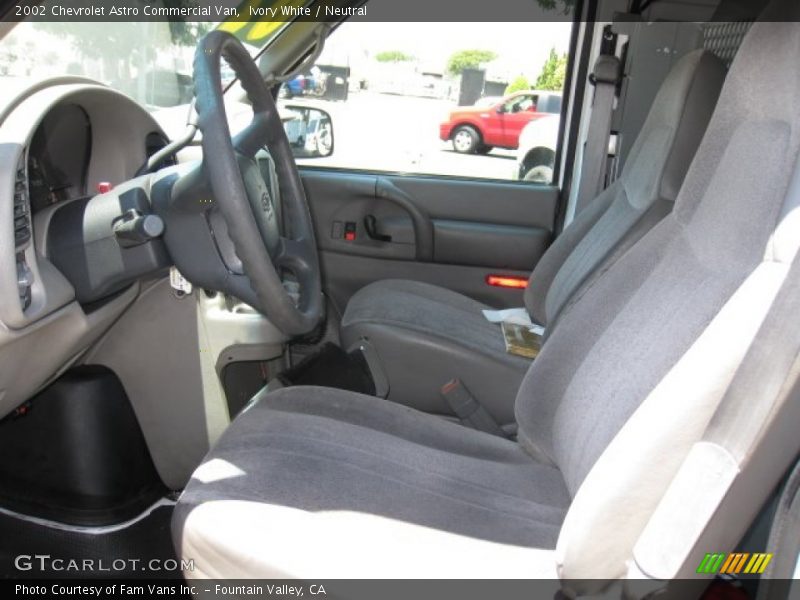 Ivory White / Neutral 2002 Chevrolet Astro Commercial Van