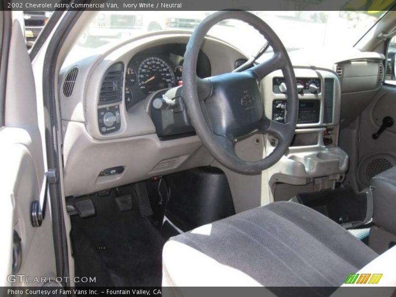 Ivory White / Neutral 2002 Chevrolet Astro Commercial Van