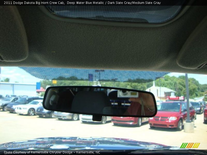 Deep Water Blue Metallic / Dark Slate Gray/Medium Slate Gray 2011 Dodge Dakota Big Horn Crew Cab