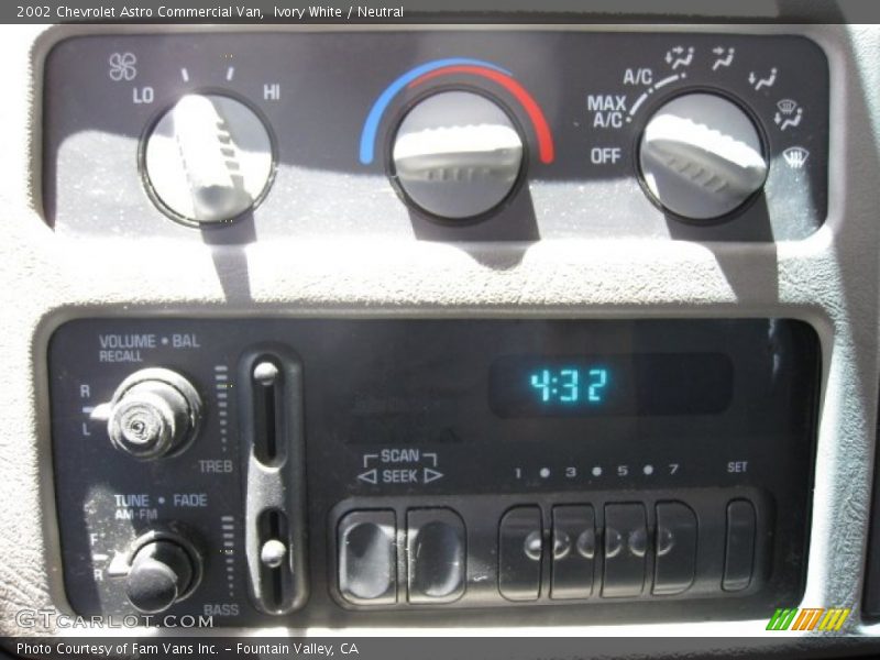 Ivory White / Neutral 2002 Chevrolet Astro Commercial Van