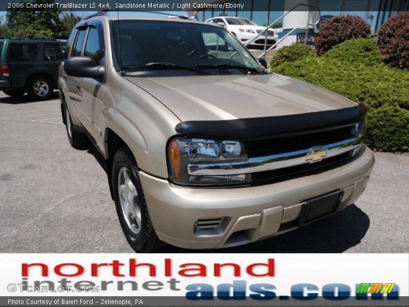 Sandstone Metallic / Light Cashmere/Ebony 2006 Chevrolet TrailBlazer LS 4x4