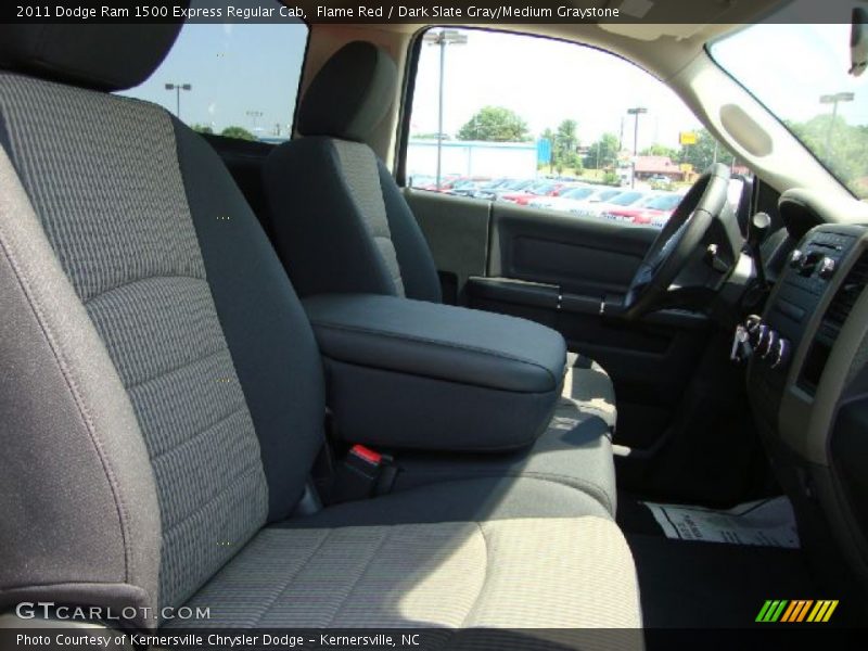 Flame Red / Dark Slate Gray/Medium Graystone 2011 Dodge Ram 1500 Express Regular Cab