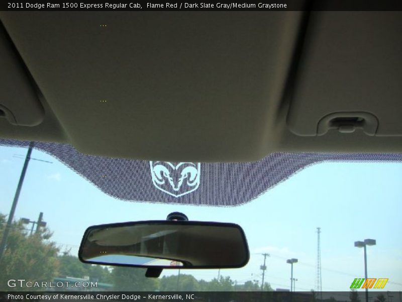 Flame Red / Dark Slate Gray/Medium Graystone 2011 Dodge Ram 1500 Express Regular Cab