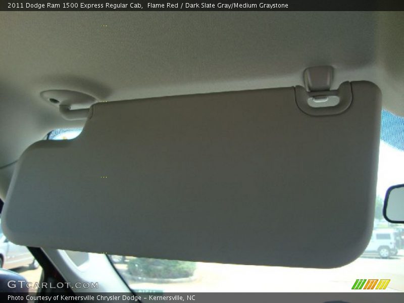 Flame Red / Dark Slate Gray/Medium Graystone 2011 Dodge Ram 1500 Express Regular Cab