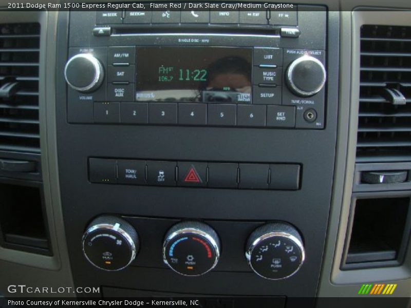 Controls of 2011 Ram 1500 Express Regular Cab