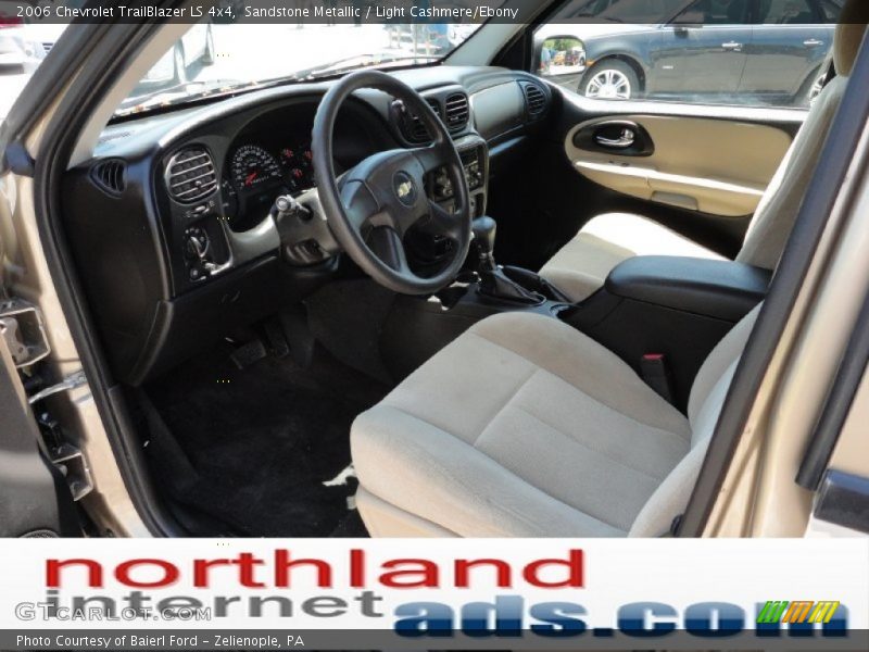 Sandstone Metallic / Light Cashmere/Ebony 2006 Chevrolet TrailBlazer LS 4x4