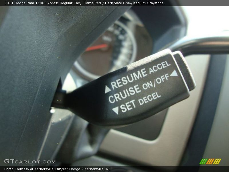 Controls of 2011 Ram 1500 Express Regular Cab