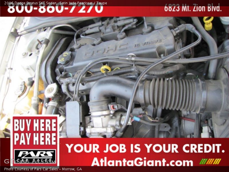 Satin Jade Pearlcoat / Taupe 2006 Dodge Stratus SXT Sedan