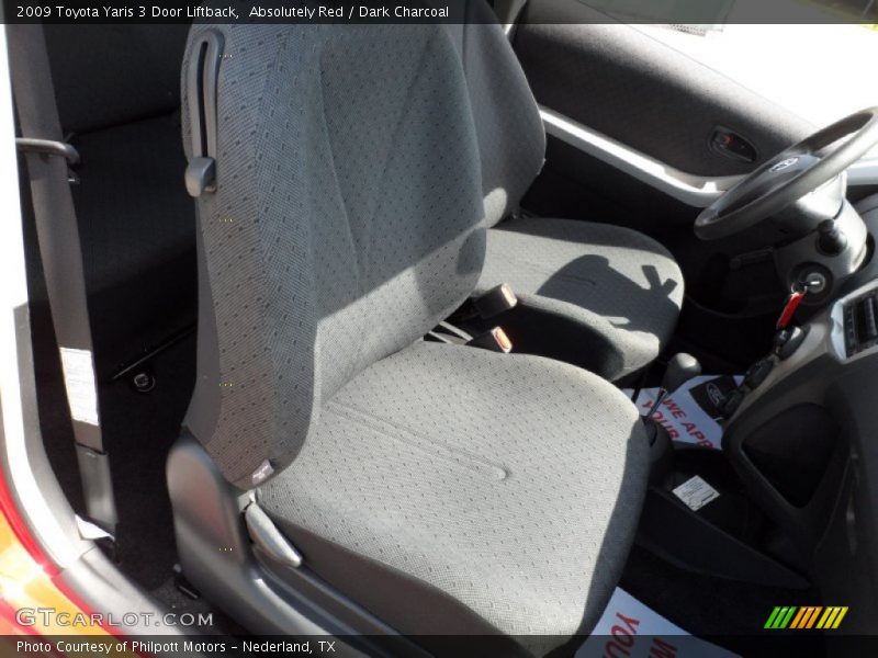 Absolutely Red / Dark Charcoal 2009 Toyota Yaris 3 Door Liftback