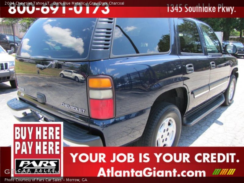 Dark Blue Metallic / Gray/Dark Charcoal 2004 Chevrolet Tahoe LT