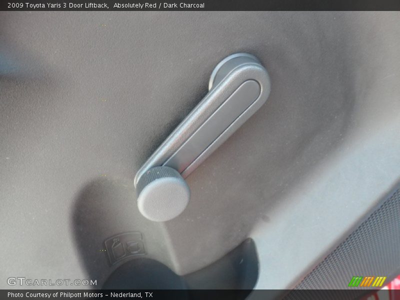 Absolutely Red / Dark Charcoal 2009 Toyota Yaris 3 Door Liftback