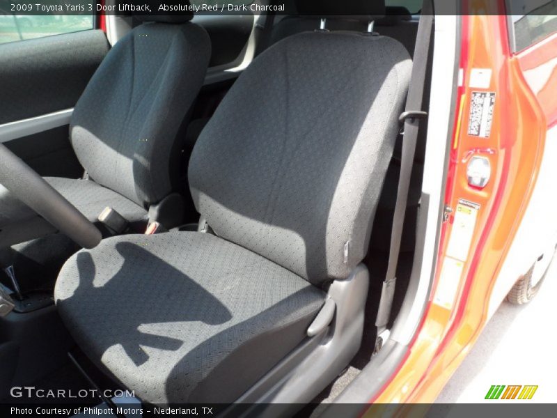 Absolutely Red / Dark Charcoal 2009 Toyota Yaris 3 Door Liftback