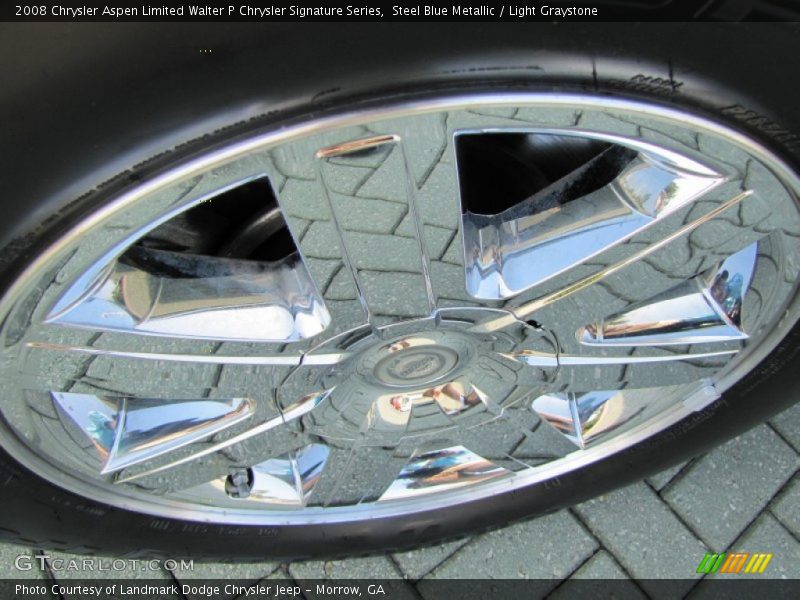 Steel Blue Metallic / Light Graystone 2008 Chrysler Aspen Limited Walter P Chrysler Signature Series
