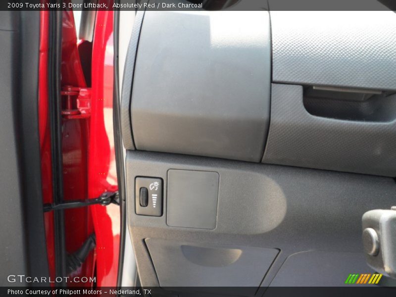 Absolutely Red / Dark Charcoal 2009 Toyota Yaris 3 Door Liftback