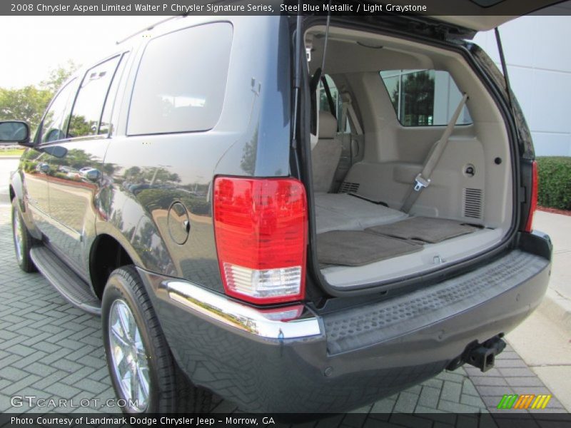 Steel Blue Metallic / Light Graystone 2008 Chrysler Aspen Limited Walter P Chrysler Signature Series
