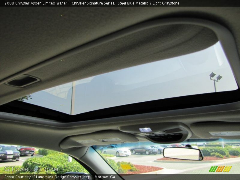 Steel Blue Metallic / Light Graystone 2008 Chrysler Aspen Limited Walter P Chrysler Signature Series