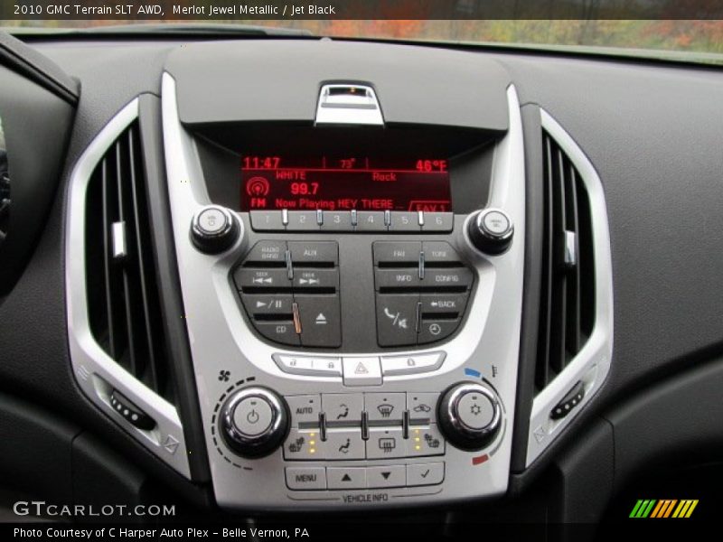 Controls of 2010 Terrain SLT AWD