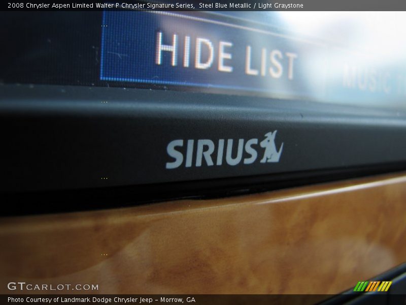 Steel Blue Metallic / Light Graystone 2008 Chrysler Aspen Limited Walter P Chrysler Signature Series