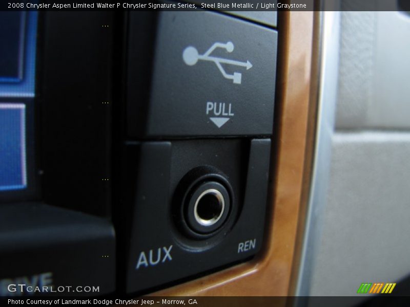 Steel Blue Metallic / Light Graystone 2008 Chrysler Aspen Limited Walter P Chrysler Signature Series