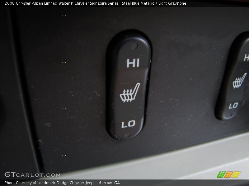 Steel Blue Metallic / Light Graystone 2008 Chrysler Aspen Limited Walter P Chrysler Signature Series