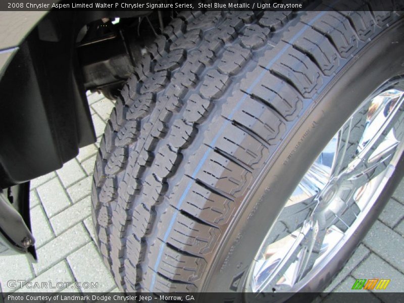 Steel Blue Metallic / Light Graystone 2008 Chrysler Aspen Limited Walter P Chrysler Signature Series
