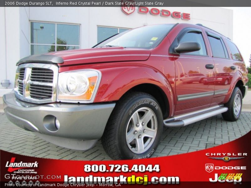 Inferno Red Crystal Pearl / Dark Slate Gray/Light Slate Gray 2006 Dodge Durango SLT
