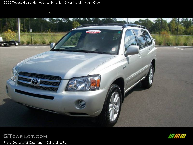 Millenium Silver Metallic / Ash Gray 2006 Toyota Highlander Hybrid