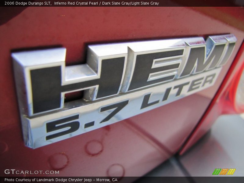 Inferno Red Crystal Pearl / Dark Slate Gray/Light Slate Gray 2006 Dodge Durango SLT