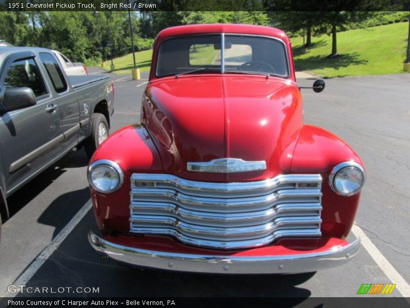 Bright Red / Brown 1951 Chevrolet Pickup Truck
