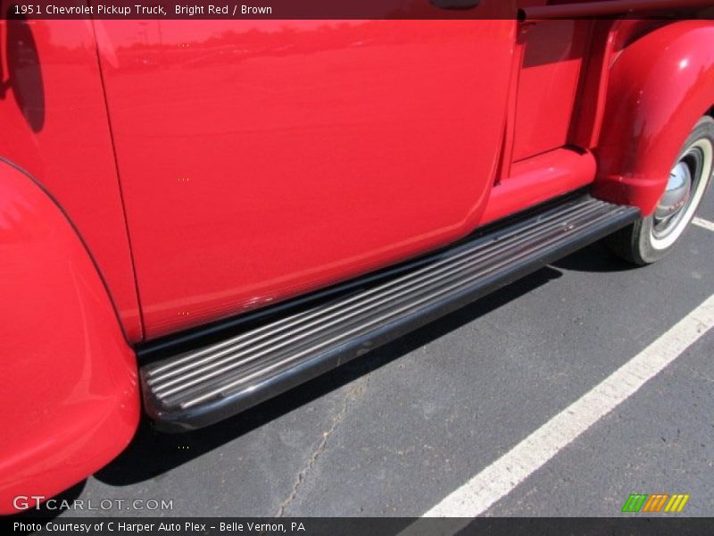 Bright Red / Brown 1951 Chevrolet Pickup Truck