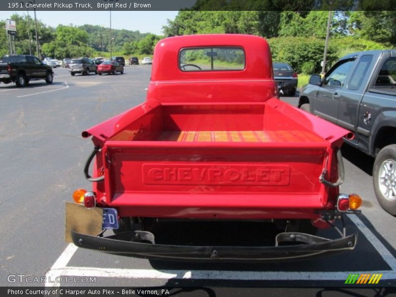  1951 Pickup Truck Bright Red