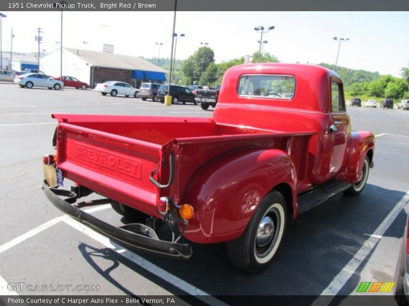  1951 Pickup Truck Bright Red