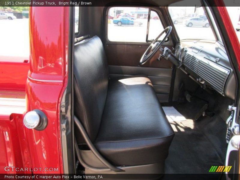  1951 Pickup Truck Brown Interior