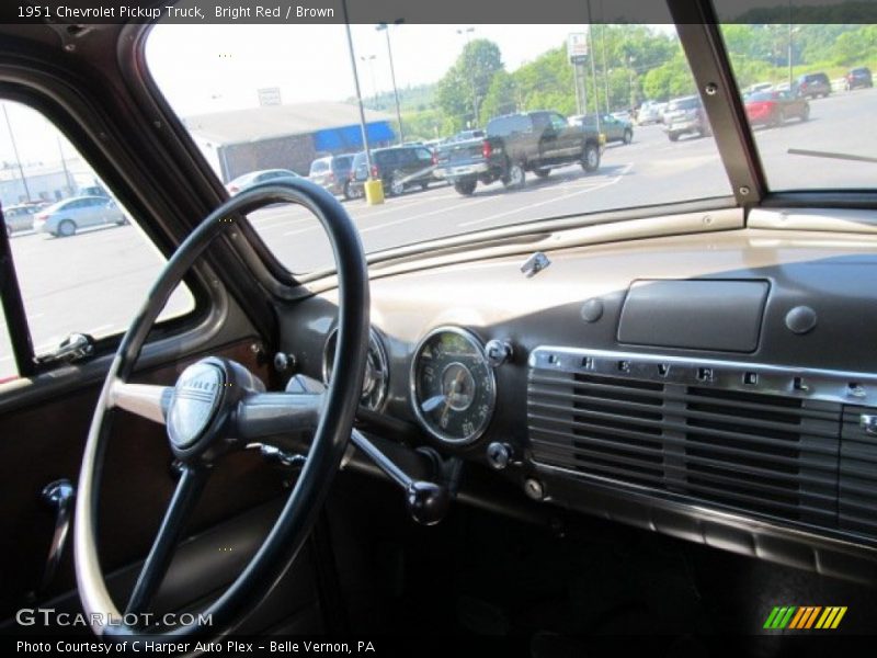 Dashboard of 1951 Pickup Truck