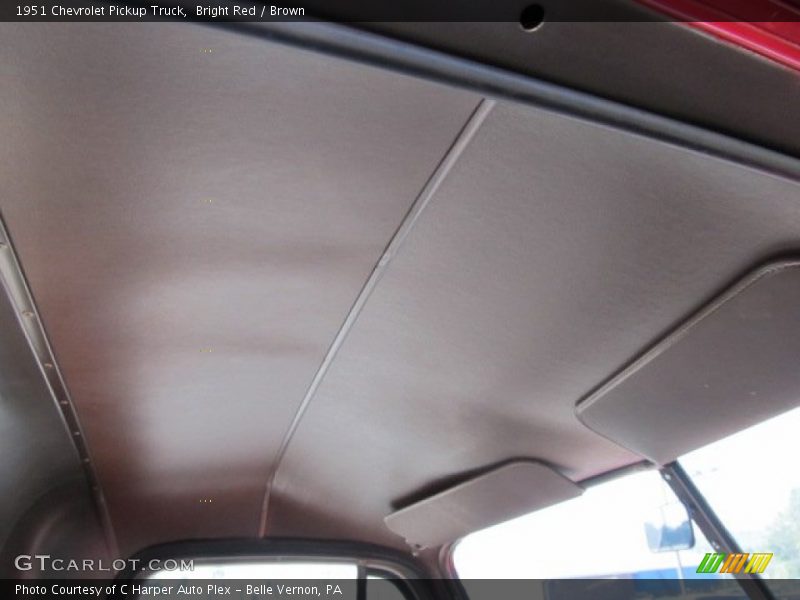 Bright Red / Brown 1951 Chevrolet Pickup Truck