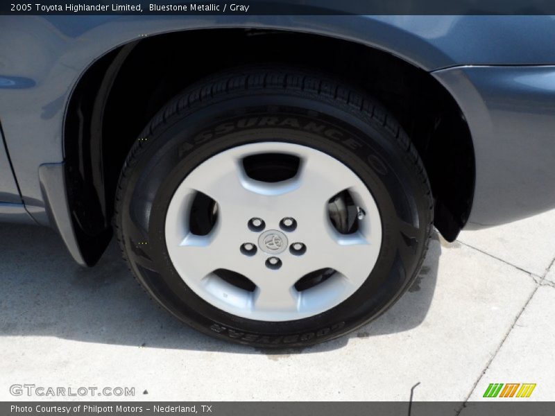 Bluestone Metallic / Gray 2005 Toyota Highlander Limited