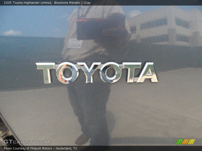 Bluestone Metallic / Gray 2005 Toyota Highlander Limited