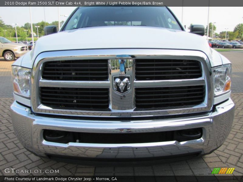 Bright White / Light Pebble Beige/Bark Brown 2010 Dodge Ram 2500 SLT Crew Cab 4x4