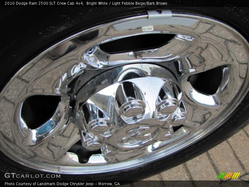Bright White / Light Pebble Beige/Bark Brown 2010 Dodge Ram 2500 SLT Crew Cab 4x4