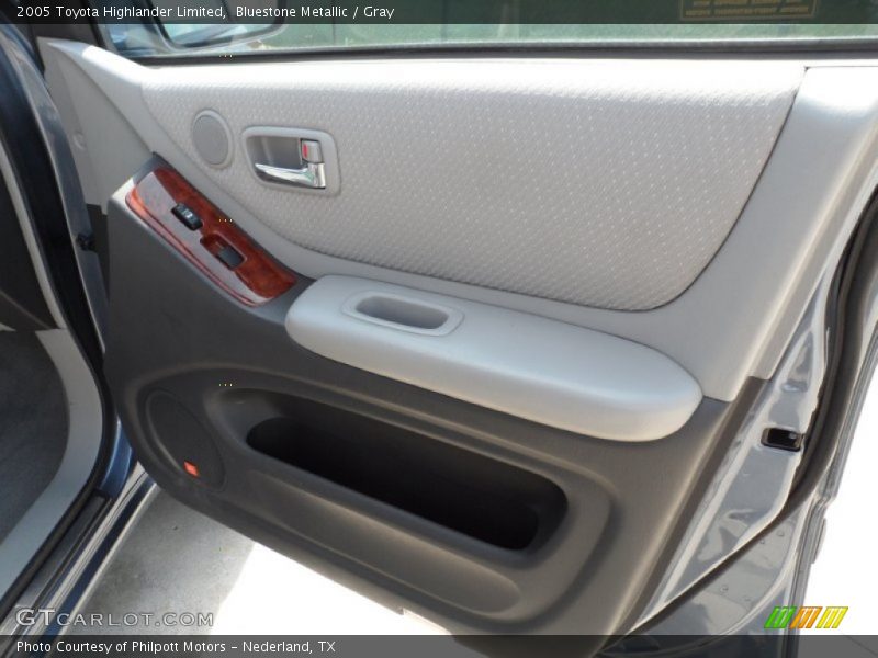 Bluestone Metallic / Gray 2005 Toyota Highlander Limited
