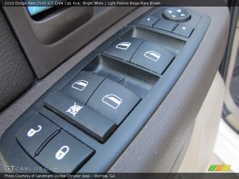 Bright White / Light Pebble Beige/Bark Brown 2010 Dodge Ram 2500 SLT Crew Cab 4x4