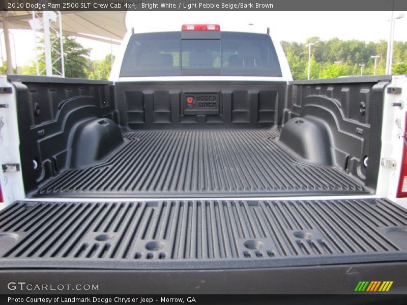 Bright White / Light Pebble Beige/Bark Brown 2010 Dodge Ram 2500 SLT Crew Cab 4x4